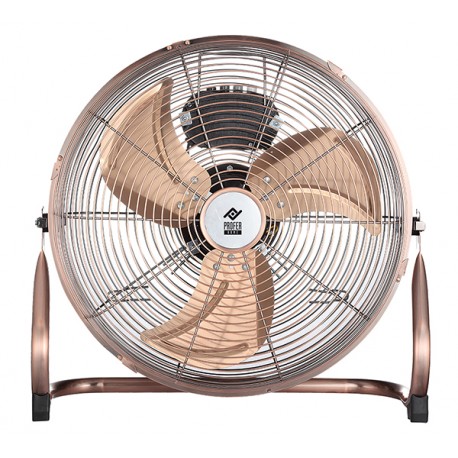 Ventilador Suelo Inclinable Bronce 90w 40 Cm