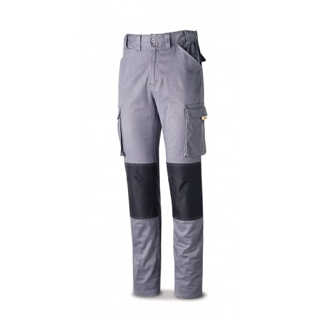 Pantalon Stretch Multibolsillo Gris 42