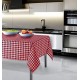 Mantel Antimanchas Sara Rojo 160x250 Cm