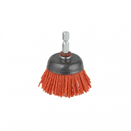 Cepillo Copa Nilon Rojo Ø 65 Mm Wolfcraft