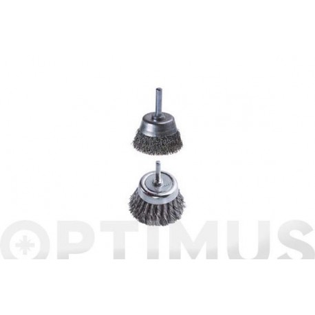 Cepillo Copa Metalico Ondulado Ø 75 Mm Wolfcraft