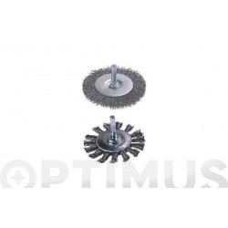 Cepillo Circular Metalico Ondulado Ø 75 Mm Wolfcraft