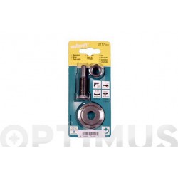 Vastago Ø 8 Mm Para Disco Lijar Y Pulir Taladro-13 Mm Wolfcr