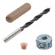 Espigas Ensamblar Kit 25 Piezas Ø 10 Mm Wolfcraft