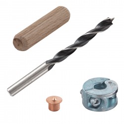 Espigas Ensamblar Kit 25 Piezas Ø 10 Mm Wolfcraft
