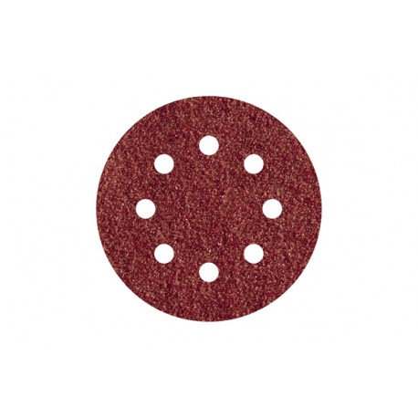 Lija Disco Adherente Madera Metal Gr 120 5 Uds Ø 115 8 Aguje