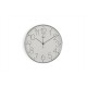 Reloj Pared Redondo Ø 31 Cm Aluminio Blanco Non