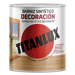 Barniz Deco Agua Sat Teca 0,75 L