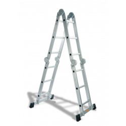 Escalera Multiposicion Aluminio Con Plataforma Ema 3 4+3 Pel
