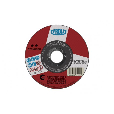 Disco Corte Inox Standard 115 X 1.6 X 22 Plano Tyrolit
