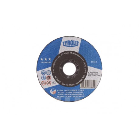 Disco Corte Acero/inox Premium 115 X 2,5 X 22 Tyrolit
