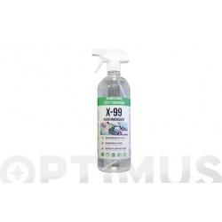 Limpiador Hidroalcoholico X-99 Clear Higienizante 1 L Con Pu