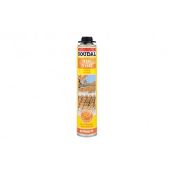Espuma Poliuretano Tejas Pistola 750 Ml Gris Soudal