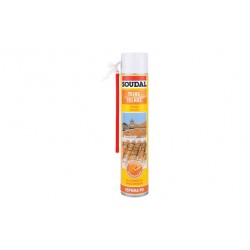 Espuma Poliuretano Tejas Canula 750 Ml Gris Soudal