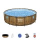 Piscina Pvc Circ 488x122cm Cart Power Steel Vista Bestway