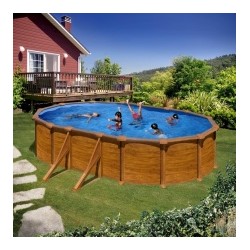 Piscina Sup 610x375x132cm Filtro Arena Gre Ac Mauritius Oval