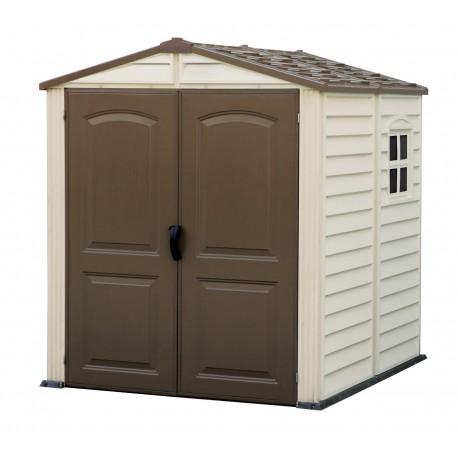 Caseta Orden 190x190x213cm Doble Puerta Be/ma Pvc Storemate