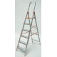 Escalera Aluminio PeldaÑo Ancho 6 PeldaÑos Plabell