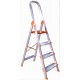 Escalera Aluminio PeldaÑo Ancho 4 PeldaÑos Plabell