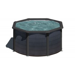 Piscina Sup Ø 260 X 122 Cm Filtro De Arena Gre Ac Kit240gf R