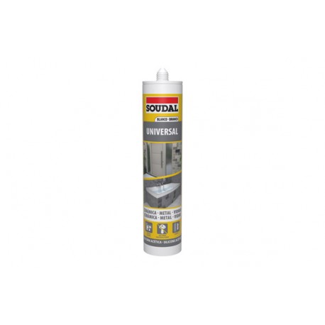 Silicona Universal 280 Ml Blanco Soudal