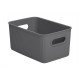 Cesta Ordenacion Baobab M Antracita 18,1 X 27,2 X 13 Cm Tata
