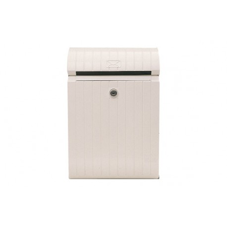 Buzon Exterior Plastico Piccolo Blanco 25,2 X 11 X 37,7 Cm T