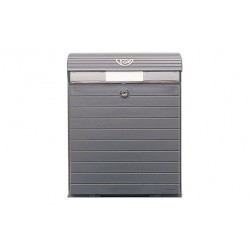 Buzon Exterior Plastico Gris 30,5 X 12,8 X 38,8 Cm Tatay