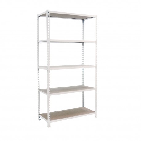 Estanteria Metal 5 Estantes Madera Sin Tornillos 2000x1200x5