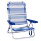 Silla Playa Alum Baja 4p
