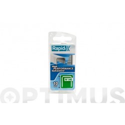 Grapa 140/10 Mm 650 Uds, Acero Galvanizado Rapid