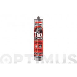 Adhesivo Montaje Sellador T-rex Power 290 Ml Blanco Soudal