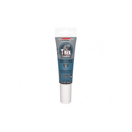 Adhesivo Montaje Sellador T-rex Classic 125 Ml Blanco Soudal