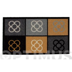 Felpudo Coco Estampado 70 X 40 Cm Modernista Duett