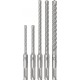 Broca Sds Plus-5x Jgo 5pz 5-10 Mm