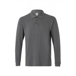 Polo M/larga Algodon Gris Xxl