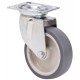 Rueda Fija Twin Lex Poliamix-goma 50 Mm