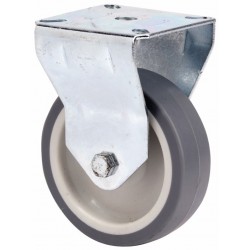 Rueda Fija Twin Lex Poliamix-goma 50 Mm
