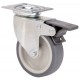 Rueda Fija Twin Lex Poliamix-goma 80 Mm