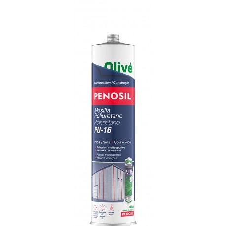 Masilla Adh. Poliuretano Negro 300 Ml
