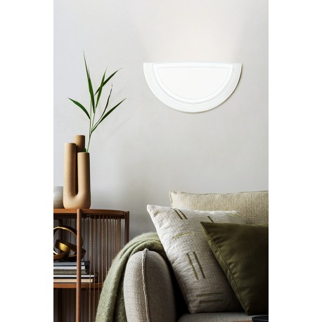 Aplique Pared Interior 1l E27 Blanco Planet 1 -