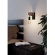 Aplique Int 1l E27 Negro/madera Roble Townshend -