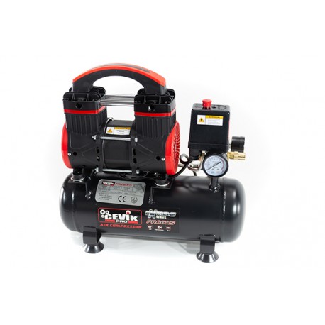 Compresor Silencio 1hp S/aceit 8 Bar 6 L