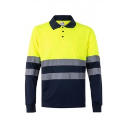 Polo A.visibilidad Ml Amar/marino L