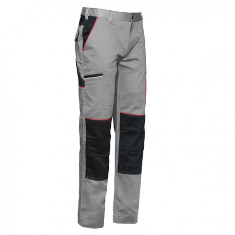 Pantalon Stretch Multibolsillo Boom Gris Xl