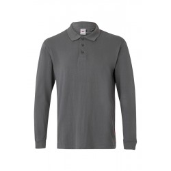 Polo M/larga Algodon Gris Xl