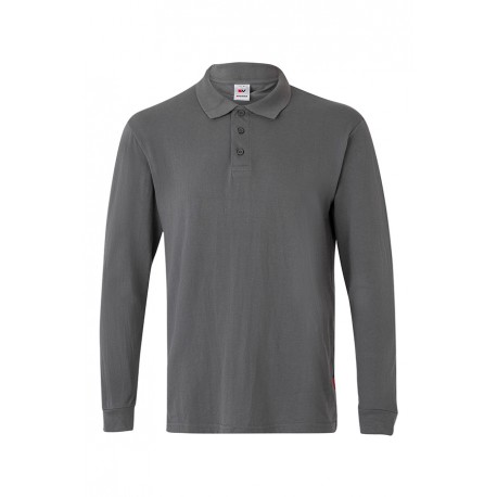 Polo M/larga Algodon Gris Xl