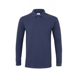 Polo M/larga Algodon Azul Navy Xl