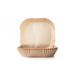 Molde Papel Desech Cuadr Airfryer 50u. 20x20 Cm