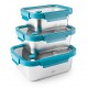 Hermeticos Inox T/cristal Set-3 -